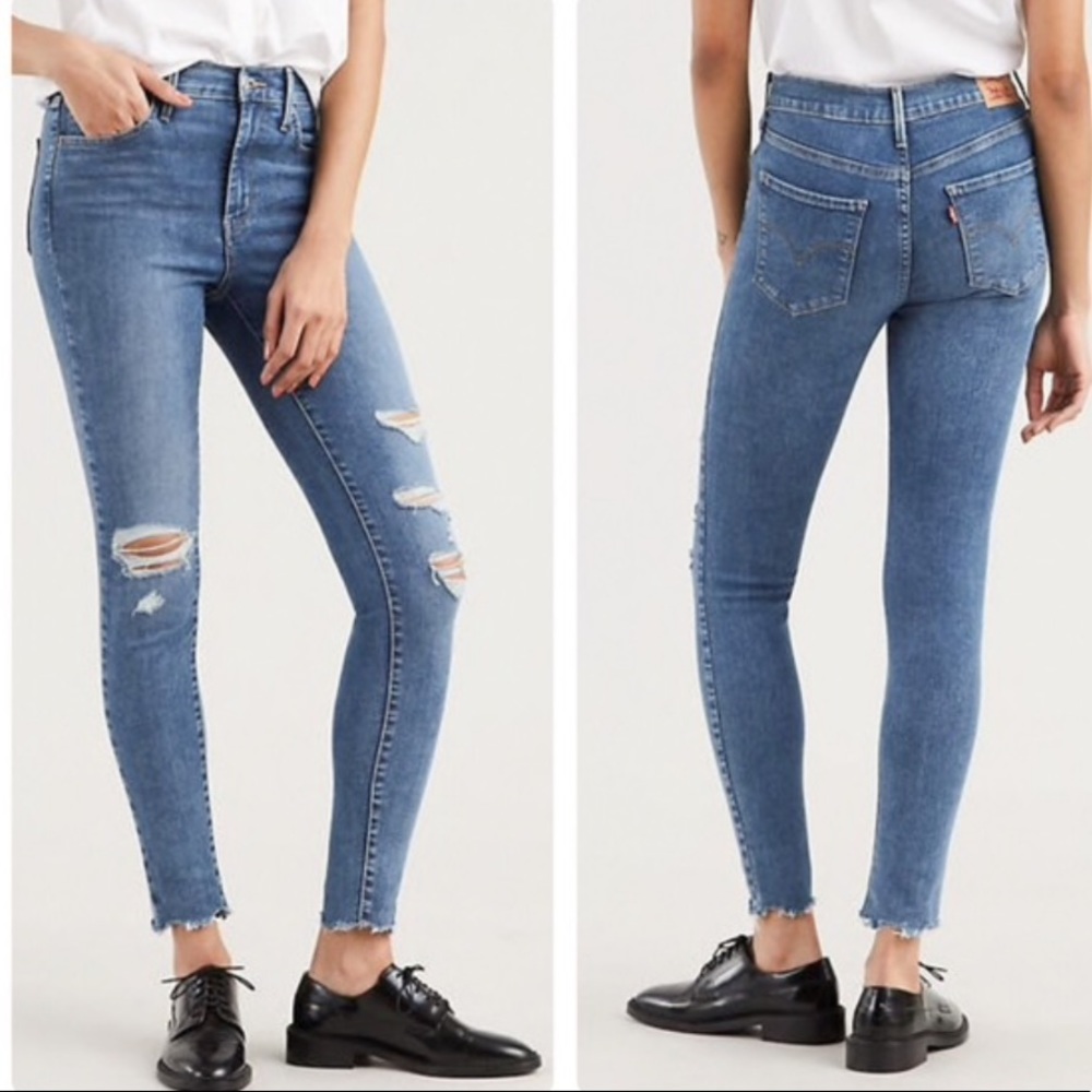 Levi’s Women's 720 High-Rise Super-Skinny Jeans in Quebec Ruckus Like New